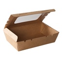 Caja kraft con ventana 700 ml embalaje 200 uds.