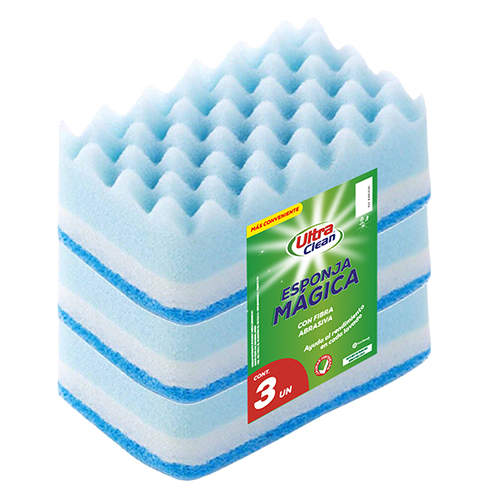 Esponja mágica multiuso Ultra Clean pack 3 uds.