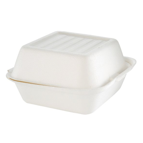 Porta sándwich compostable S 14,7x15,3 cm 450 ml embalaje 500 uds.