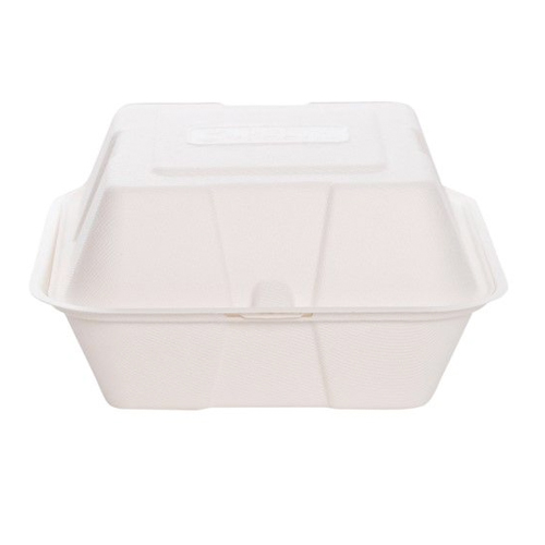 Porta sándwich compostable M 17x17 cm 550 ml embalaje 500 uds.