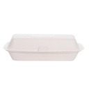 Porta hot dog compostable 9,5x21 cm 550 ml embalaje 300 uds.