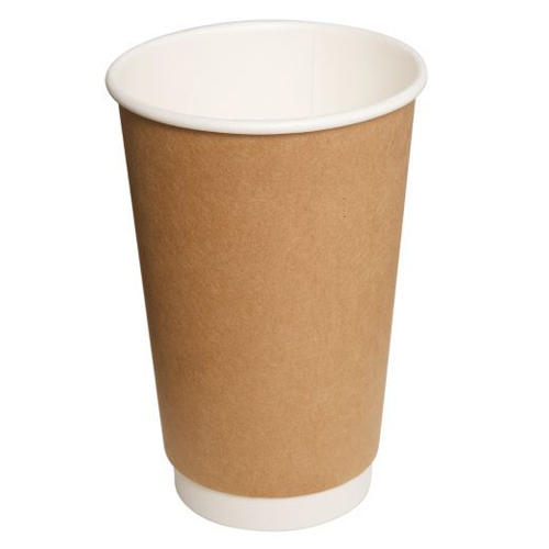 Vaso doble capa kraft 16 oz embalaje 500 uds.