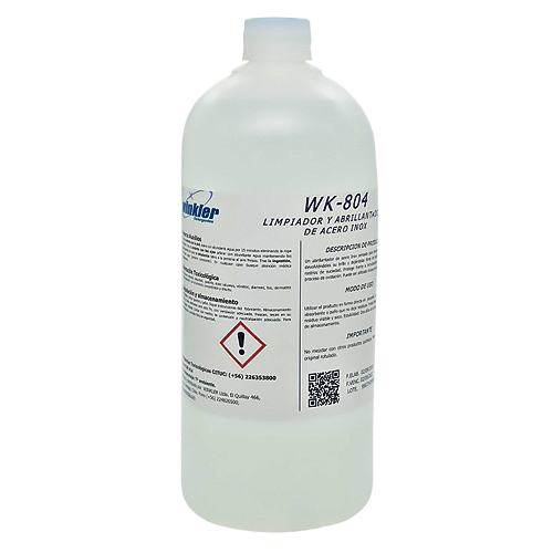 Limpiador y abrillantador de acero inoxidable 1 litro Winkler WK-804