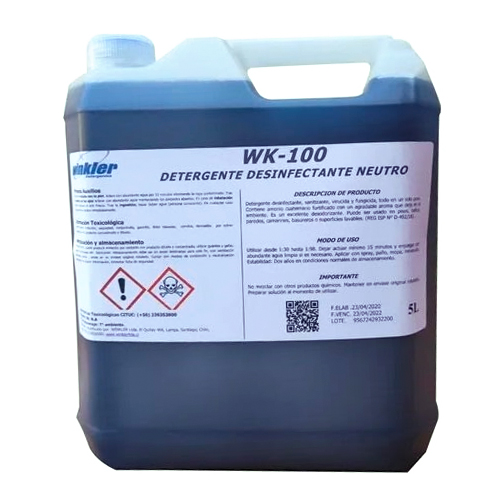 Detergente desinfectante 5 litros Winkler WK-100