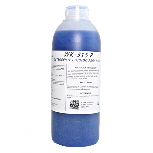 Detergente líquido enzimático para ropa 1 litro Winkler WK-315 Plus