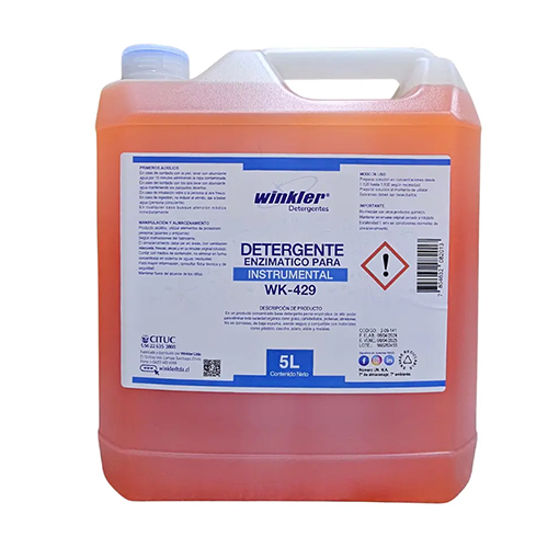 Detergente líquido enzimático para instrumental 5 litros Winkler WK-429