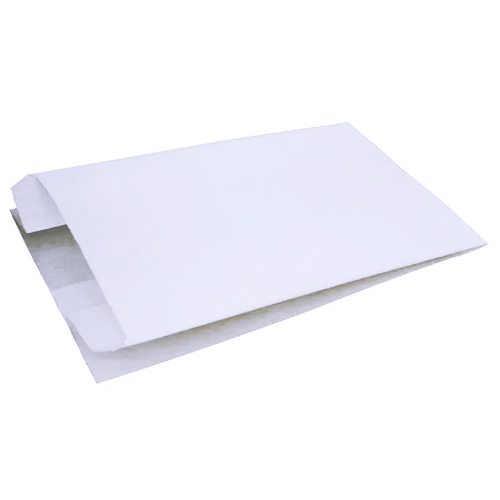 Saco de papel blanco manicero 1/8 kilo 5,5x3x13,5 cm embalaje 1000 uds.