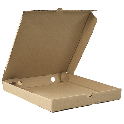 Caja de pizza mediana 32x32 cm cartón microcorrugado embalaje 50 uds.