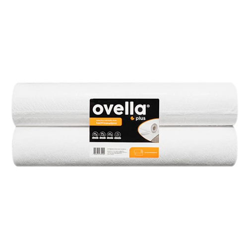 Sabanilla desechable de papel Ovella una hoja pack 2x48 m