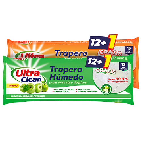 Trapero húmedo multisuperficie UltraClean 40x60 cm pack 12 uds.